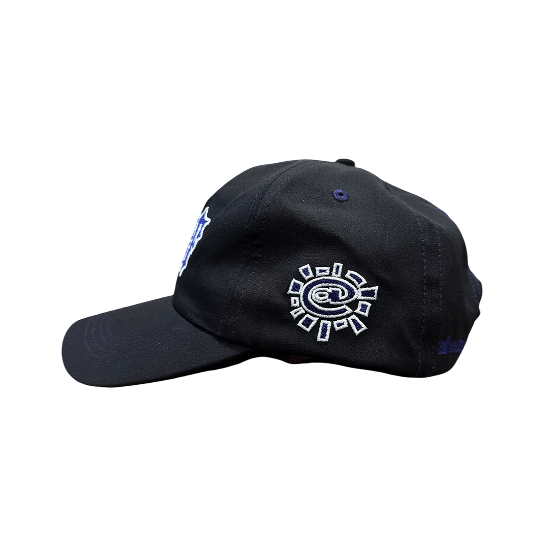 nylon surf up cap black