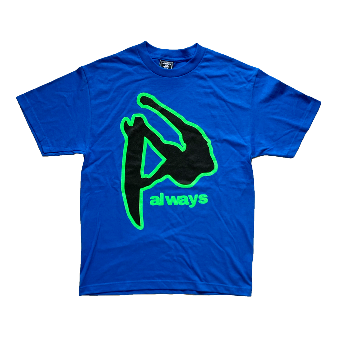 surf symbol tshirt - blue
