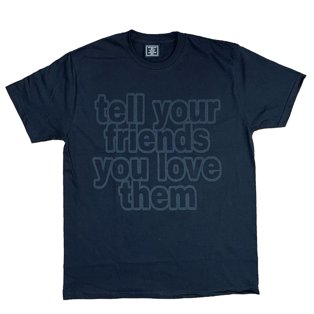 tyfylt tshirt - black / black