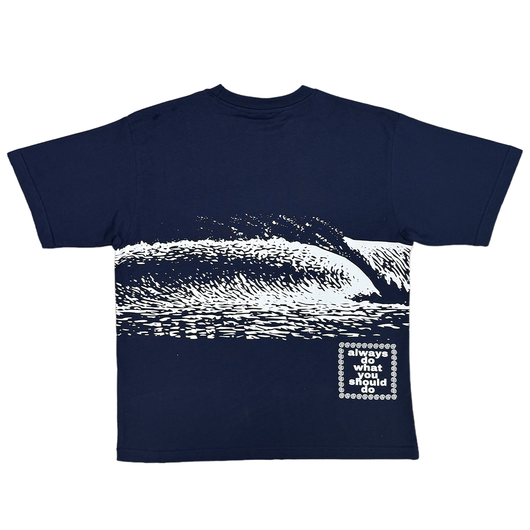 a-frame tshirt navy