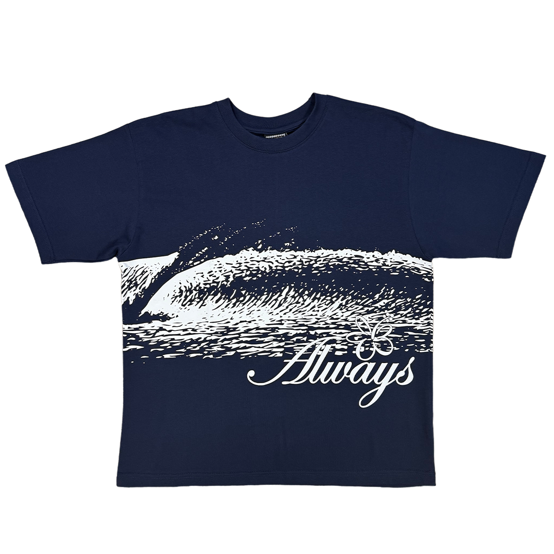 a-frame tshirt navy