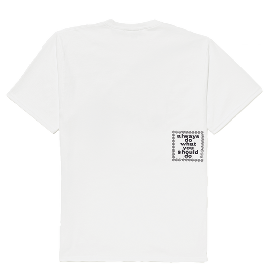 noah x adwysd surfboard t-shirt - white
