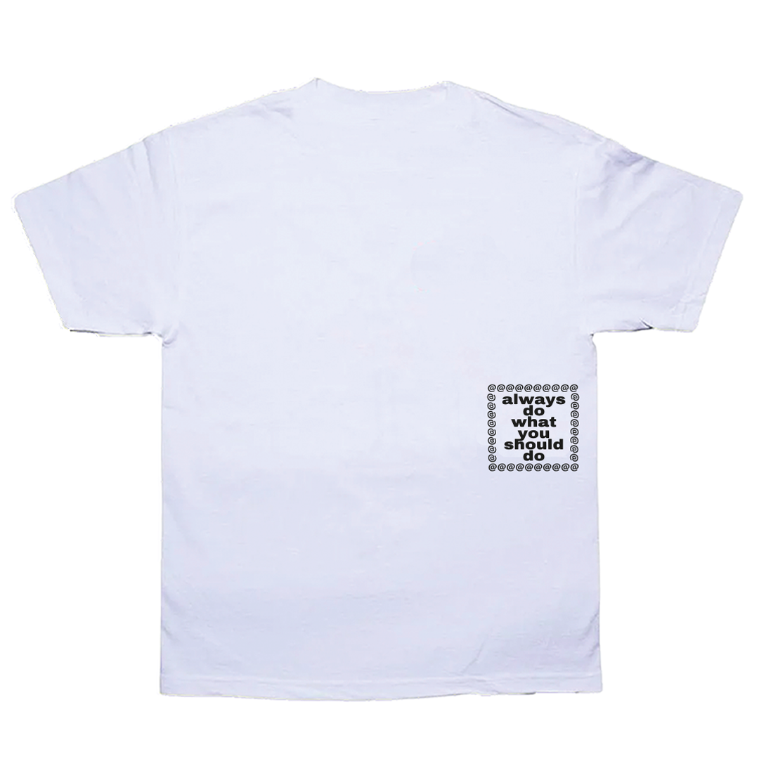 paint splatter @sun tshirt - white