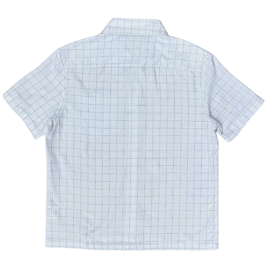 criss cross purple label shirt - white