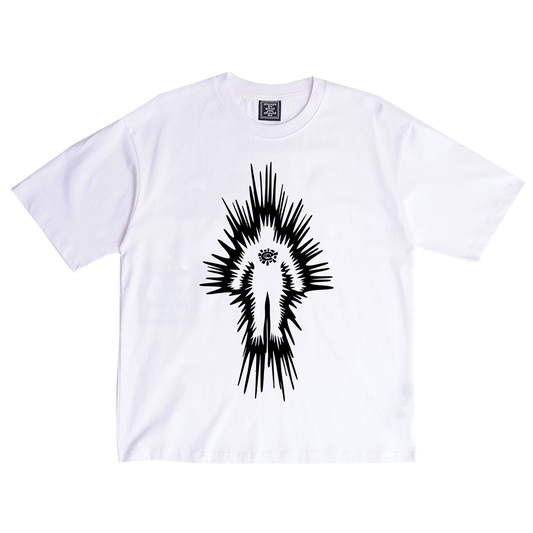 electric man tshirt - white