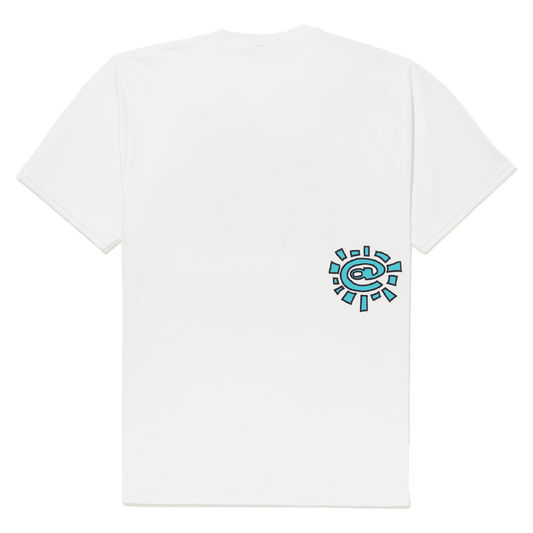 noah x adwysd thank you card tshirt- white