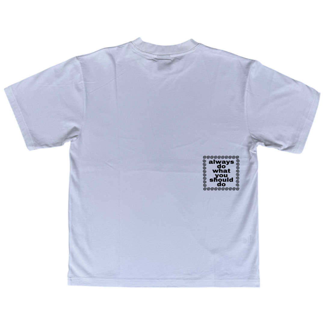 star up tshirt - white