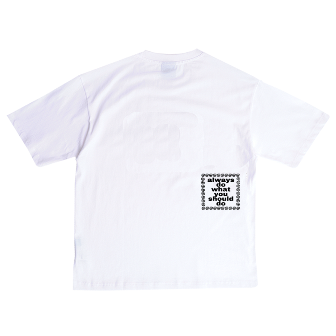 human tshirt  - white