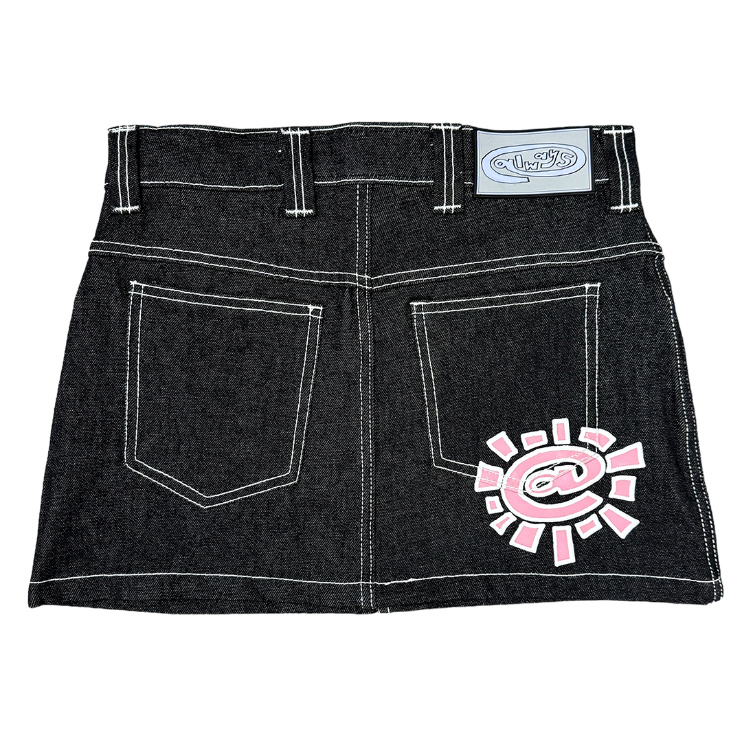 mini denim skirt - pink @sun